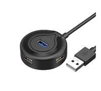 Extension USB à 4 ports pour claviers, imprimantes, ordinateurs portables, ordinateurs de bureau et autres ordinateurs de bureau