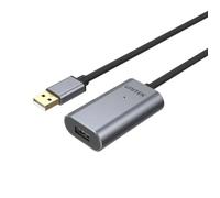 Extension USB Active - UNITEK - Y-271 - 5m - Aluminium - USB 2.0