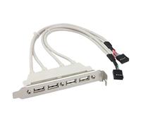Extension USB Carte mère Câble d'extension USB 2.0 30 cm 480 Mbps 9 Broches | Connecteur panneau arrière Adaptateur Pour Slot D'extension En Façade De Boîtier