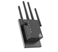 Extension WiFi double bande 5 GHz/2,4 GHz, amplificateur WiFi, amplificateur de signal WiFi, couvre 12880 m², prend en charge 105 appareils, amplificateur de signal sans fil pour la maison