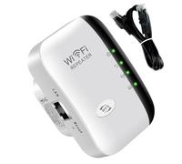 Extension WiFi, répéteur Internet sans fil 2024, amplificateur de portée longue portée, amplificateur de signal WiFi jusqu'à 3000 m² avec antennes intégrées, port Ethernet compatible à la maison 1