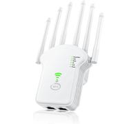 Extension Wifi, Répéteur Wifi 1200 Mbit/S (867 Mbit/S 5 Ghz + 300 Mo/S 2,4 Ghz), Amplificateur Wifi Avec Répéteur/Routeur/Point D'Accès, Extension De Portée Internet Avec Port Lan/Wan, Convi[Z318]