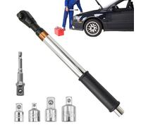 Extension Wrench, Socket Spanner Extender, 17.13x1.18 Inch Lightweight Build & Offset Design, Tightening Tool for HVAC Installation, Farm Equipment, Bike Maintenance, Electrical Panel, and Motorcycles