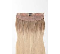 Extensions à clips Flip In - qualité de luxe - une pièce 55cm - T18/24 ombré blond foncé naturel cendré & blond cendré clair