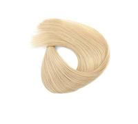 Extensions à clips invisibles en cheveux humains, 6 pièces de véritables extensions vierges for femmes noires, tissage PU à bord invisible(#22,20inch)