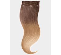 Extensions à clips ombré - qualité de luxe - 70g 3 pièces - 55cm - T6/27 ombré brun chocolat & blond caramel