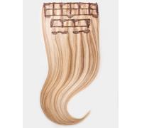 Extensions à clips - qualité de luxe - easy volume 4 pièces - 125g - M14/1001 mélange blond foncé naturel cendré intense & blond platiné
