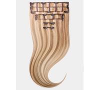 Extensions à clips - qualité de luxe - easy volume 4 pièces - 125g - M18/24 mélange blond foncé naturel cendré & blond cendré clair