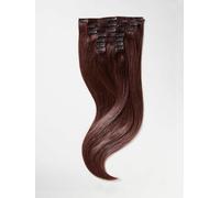 Extensions à clips - qualité de luxe - grand volume 9 pièces 35cm - 32 acajou intense