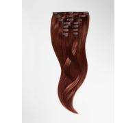 Extensions à clips - qualité de luxe - grand volume 9 pièces 35cm - 33 acajou brun
