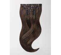 Extensions à clips - qualité de luxe - grand volume 9 pièces 35cm - 4 châtain foncé