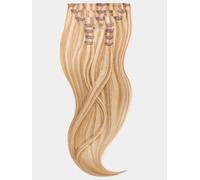Extensions à clips - qualité de luxe - grand volume 9 pièces 35cm - M20/27 mélange blond clair extrême & blond caramel