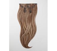Extensions à clips - qualité de luxe - grand volume 9 pièces 45cm - B10/DB2 balayage brun clair cendré & blond doré clair