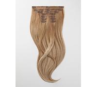 Extensions à clips - qualité de luxe - grand volume 9 pièces 45cm - B14/1001 balayage blond foncé naturel cendré intense & blond platiné