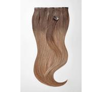 Extensions à clips - qualité de luxe - grand volume 9 pièces 45cm - T6/27 ombré brun chocolat & blond caramel