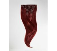 Extensions à clips - qualité de luxe - grand volume 9 pièces 55cm - 35 rouge intense