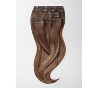 Extensions à clips - qualité de luxe - volume maximal 8 pièces 55cm - B6/27 balayagebrun chocolat & blond caramel