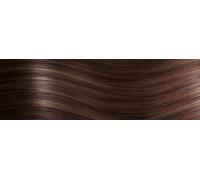 Extensions à clips - qualité de luxe - volume moyen 3 pièces 70g - B4/17 balayage châtain foncé & brun moyen