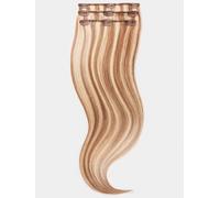 Extensions à clips - qualité de luxe - volume moyen 3 pièces 70g - M12/26 mélange brun clair doré & blond doré miel