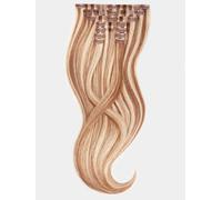 Extensions à clips Seamless - qualité de luxe - 120g 9 pièces - 55cm - M12/26 mélange brun clair doré & blond doré miel