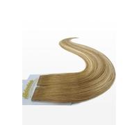 Extensions adhésives Slim - européens/russes qualité de luxe - 50cm - B14/1001 balayage blond foncé naturel cendré intense & blond platiné