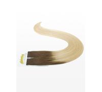 Extensions adhésives Slim - européens/russes qualité de luxe - 50cm - T10/DB2 ombré brun clair cendré & blond doré clair