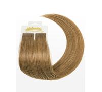 Extensions adhésives Slim - Qualité professionelle - 45cm - 12 brun clair doré