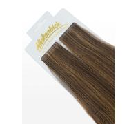 Extensions adhésives Slim - Qualité professionelle - 45cm - M6/27 mélange brun chocolat & blond caramel