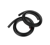 Extensions Bande D'arc Roue 1.5m Anti-rayures Protection Contre Les Éclaboussures Voiture Extension Évasée Garde-boue Garniture Moulage Sourcils HETEVSCCK(2 x Black)