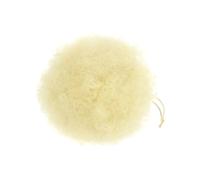 Extensions capillaires synthétiques courtes for femmes noires et filles, queue de cheval afro bouffante avec cordon de serrage Look élégant chic(Blonde)