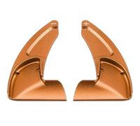 Extensions Changement Vitesse Compatible Avec Dodge Pour Challenger Pour Charger SXT GT RT SCAT PACK WIDEBODY Corps Non Large 2015-2021 Extension Changement Vitesse Au Volant(Brown)