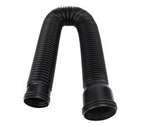 Extensions de Bec de Descente de Gouttière Flexibles, Rallonge de Tuyau de Descente de Vidange Extensible de 20 à 59 Pouces, Rallonge de Vidange de Bec vers le Bas (BLACK)