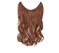 Extensions de cheveux 20 Pouces Extensions de Cheveux 2 Façons Réglable Bandeau Taille Bouclés Ondulés Invisible Fil Extensions de Cheveux Postiche 140 Gramme for les Femmes morceaux de cheveux(2448)