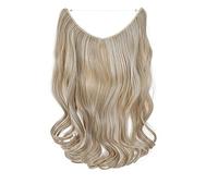 Extensions de cheveux 20 Pouces Extensions de Cheveux 2 Façons Réglable Bandeau Taille Bouclés Ondulés Invisible Fil Extensions de Cheveux Postiche 140 Gramme for les Femmes morceaux de cheveux(2464)