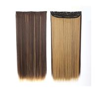 Extensions de cheveux 5 Clips Dans L'extension De Cheveux Longue Droite Postiche Haute Température Fibert Clip Dans Les Extensions De Cheveux Doux Postiches Synthétiques for Les Femmes morceaux de che