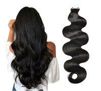 Extensions de cheveux à bande adhésive en cheveux humains, couleur naturelle, extensions de cheveux birmanes invisibles pour femmes, cheveux humains Remy vrais et sans couture,20pcs,30inch