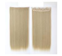 Extensions de cheveux à clipser 5 Clips Dans L'extension De Cheveux Longue Droite Postiche Haute Température Fibert Clip Dans Les Extensions De Cheveux Doux Postiches Synthétiques for Les Femmes Clip