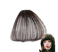 Extensions de cheveux à clipser avec frange, frange française naturelle