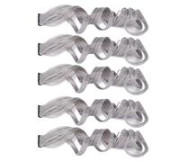 Extensions de Cheveux à Clipser, Clips Colorés Longs et Bouclés à la Mode, 5 Pièces de 21,7 Pouces pour Filles et Femmes, Extensions de Cheveux, Postiche pour la Mode Quotidienne