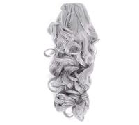 Extensions de cheveux à pince à griffes postiche femme bou perruque queue de cheval 50 cm extensions de cheveux épais d'aspect naturel pour les fêtes utilisation quotidienne