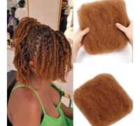 Extensions de cheveux afro crépus naturels brésiliens pour dreadlocks, 40 cm, couleur noire, #30 Description du produit :Sublimez vos tresses avec nos cheveux 100 % naturels Afro Kinky Curly, spéciale