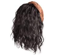 Extensions de cheveux bouclés d'aspect naturel pour une coiffure rapide, tête de mort haute, extension de cheveux pour femme, perruques bou s en fibre haute température