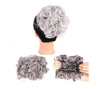 Extensions de cheveux bouclés et désordonnés - Chignons chignons faciles à étirer - Peignes à clipser - Extensions de queue de cheval pour femme - Chignons naturels (couleur : Q8-1001A)