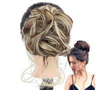 Extensions de cheveux bouclés synthétiques réglables pour femme | Postiches ondulées pour voyage, fêtes, accessoire de cheveux polyvalent pour cheveux fins et épais