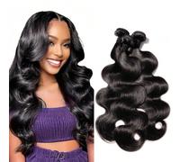 Extensions de cheveux brésiliens naturels ondulés, de 20 à 76 cm, 100 % cheveux Remy, qualité salon, cadeau idéal pour Noël ou un anniversaire. Nous sommes une grande usine de fabrication de cheveux n