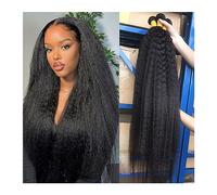 Extensions De Cheveux Bundles d'armure de cheveux brésiliens droits Bundles de cheveux humains crus 12-30 pouces Remy Extensions 1/3/ 4 Bundles for les femmes Tissage Cheveux(14 16 18 20)