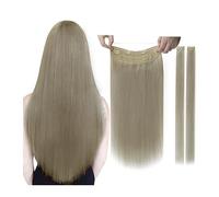 Extensions de cheveux Clip dans les extensions de cheveux vrais humains, naturels doux faits à la main for femmes, clip longs et raides l'extension Invisibles(1000,20 inches)