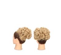 Extensions de cheveux courts et bouclés en chignon, faciles à étirer, chouchous, peignes, clips, queue de cheval(18)