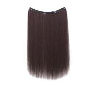 Extensions De Cheveux De Clip-in - Poiffeur À Cheveux Raide À La Recherche Naturelle, 20 Pouces | Wig Invisible Sans Couture Pour Les Femmes, Les Filles, Le Style Facile À Usager Pour Le Volume Et La
