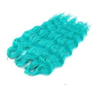 Extensions de cheveux de tressage profond en vrac synthétiques 24 pouces tresse d'eau cheveux Ombre Blonde Crochet cheveux bouclés-GGREEN12-24inches-60cm